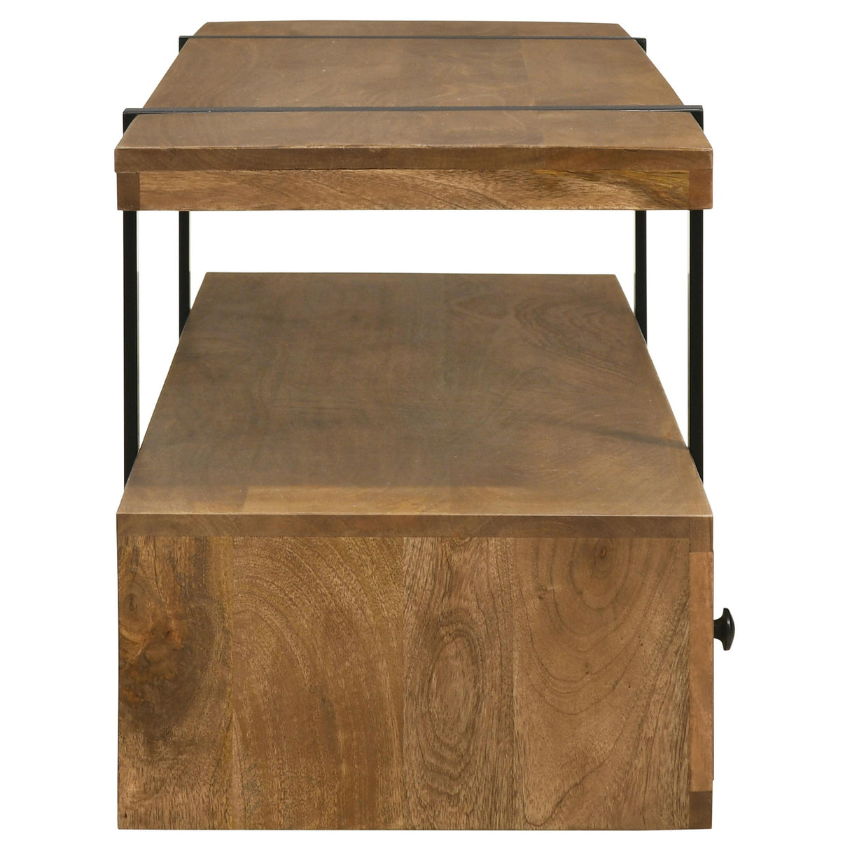  Coaster Furniture Otto 703243 5-Drawer Mango Wood 70" TV Stand Media Console - Brown IMAGE 9