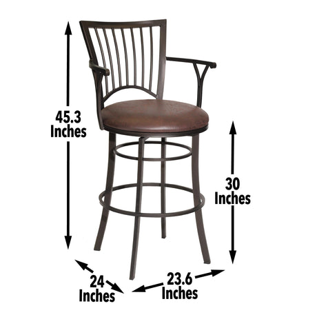  Steve Silver Furniture Bayview Swivel Barstool IMAGE 11