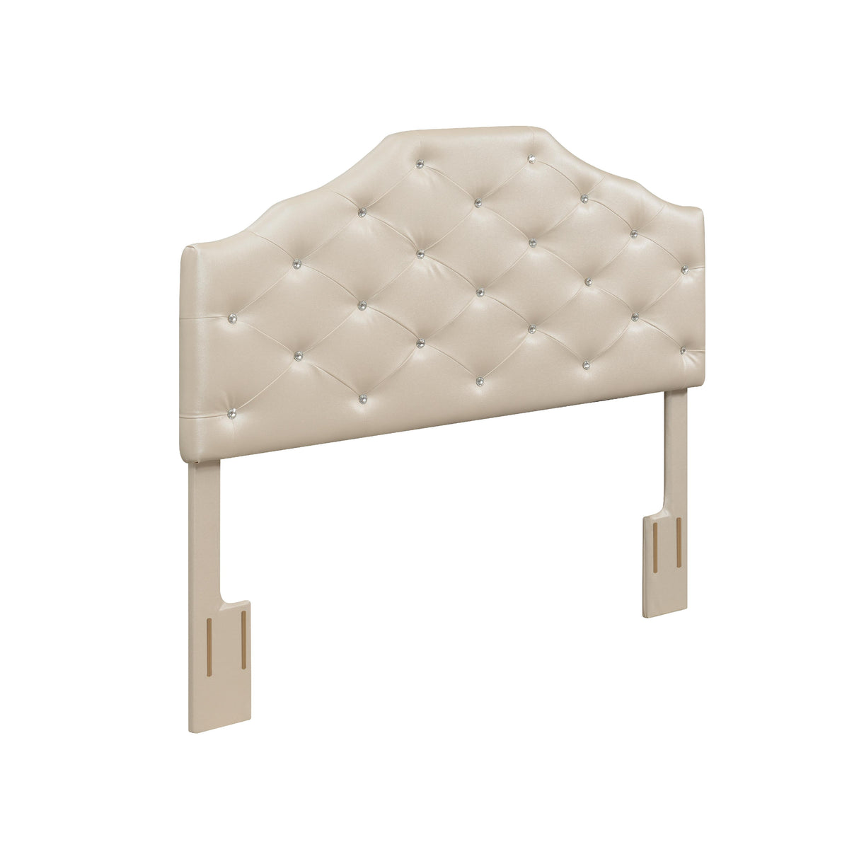  Steve Silver Furniture Dawson Queen Headboard Silver PU IMAGE 4