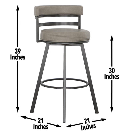  Steve Silver Furniture Gene Swivel Bar Stool IMAGE 9