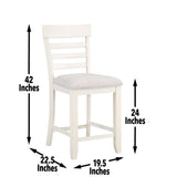  Steve Silver Furniture Hyland Counter Chair Brown IMAGE 12