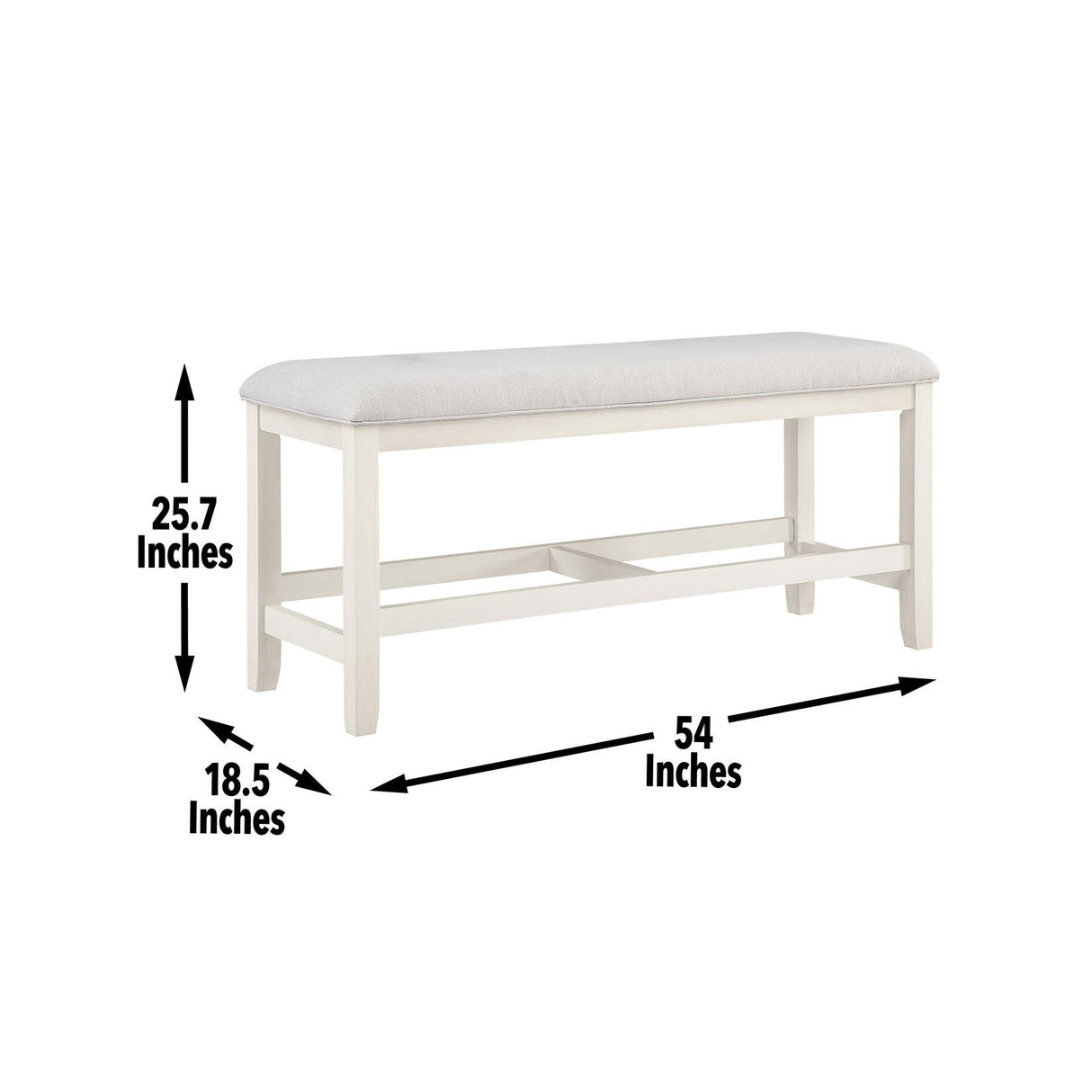  Steve Silver Furniture Hyland Counter Bench Brown IMAGE 7