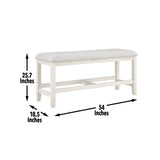  Steve Silver Furniture Hyland Counter Bench Brown IMAGE 7