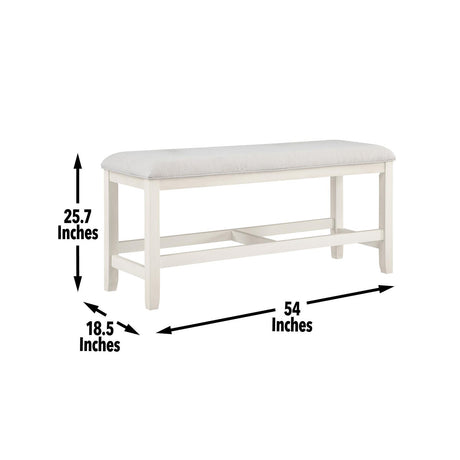  Steve Silver Furniture Hyland Counter Bench Brown IMAGE 7