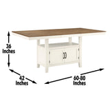  Steve Silver Furniture Hyland Counter Table Brown IMAGE 13