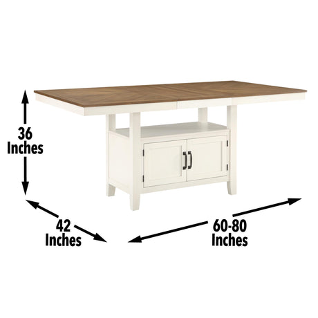  Steve Silver Furniture Hyland Counter Table Brown IMAGE 13