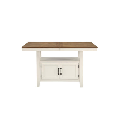  Steve Silver Furniture Hyland Counter Table Brown IMAGE 2