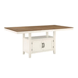  Steve Silver Furniture Hyland Counter Table Brown IMAGE 4