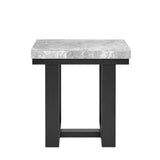  Steve Silver Furniture Lucca Gray Marble Top End Table IMAGE 1