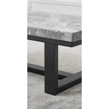  Steve Silver Furniture Lucca Gray Marble Top End Table IMAGE 3