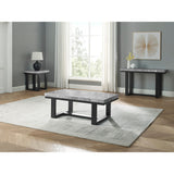  Steve Silver Furniture Lucca Gray Marble Top End Table IMAGE 6