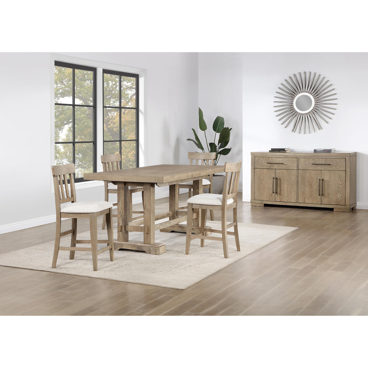  Steve Silver Furniture Napa Counter Chair Sand IMAGE 10