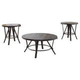  Steve Silver Furniture Portland End Table 24"x24"x24" IMAGE 2
