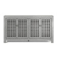  Steve Silver Furniture Rio 4 Door Accent Cabinet Grey IMAGE 1