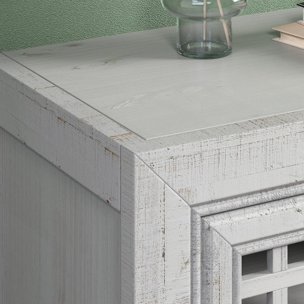  Steve Silver Furniture Rio 4 Door Accent Cabinet Grey IMAGE 6