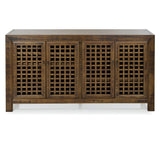  Steve Silver Furniture Rio 4 Door Accent Cabinet Mocha IMAGE 1
