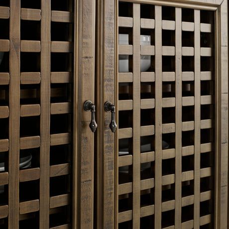  Steve Silver Furniture Rio 4 Door Accent Cabinet Mocha IMAGE 12