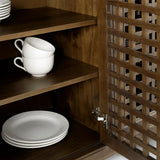  Steve Silver Furniture Rio 4 Door Accent Cabinet Mocha IMAGE 13