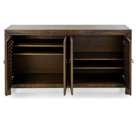  Steve Silver Furniture Rio 4 Door Accent Cabinet Mocha IMAGE 4