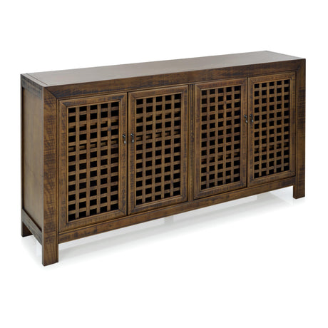  Steve Silver Furniture Rio 4 Door Accent Cabinet Mocha IMAGE 5