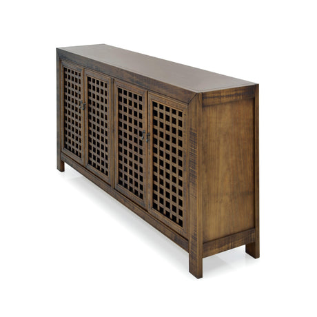  Steve Silver Furniture Rio 4 Door Accent Cabinet Mocha IMAGE 9