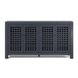  Steve Silver Furniture Rio 4 Door Accent Cabinet Navy IMAGE 1