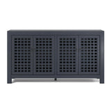  Steve Silver Furniture Rio 4 Door Accent Cabinet Navy IMAGE 1