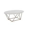  Steve Silver Furniture Rowyn Faux Marble Top Cocktail IMAGE 1