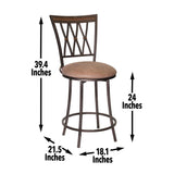  Steve Silver Furniture Sedona Swivel Counter Stool IMAGE 8