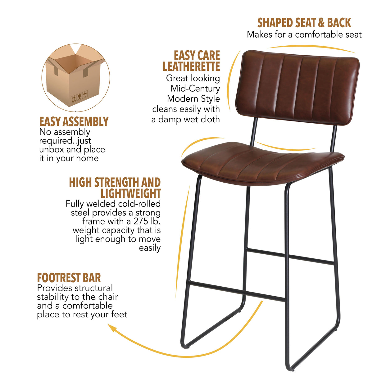  Steve Silver Furniture Tribeca Barstool IMAGE 8
