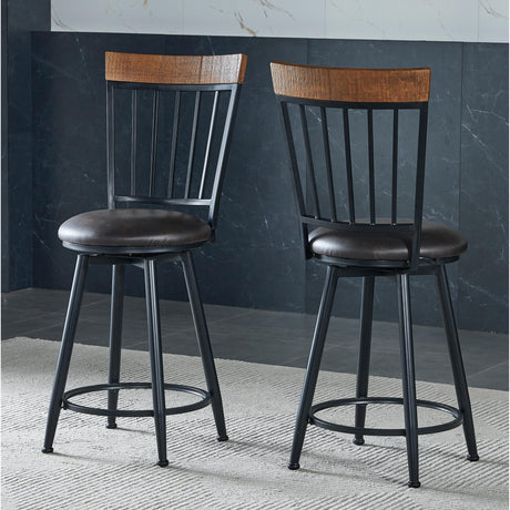  Steve Silver Furniture Tyler Swivel Counter Chair IMAGE 5