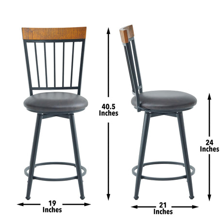  Steve Silver Furniture Tyler Swivel Counter Chair IMAGE 8