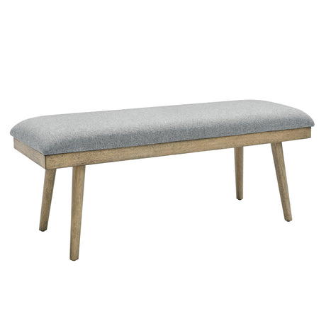  Steve Silver Furniture Vida Gray Polyester Dining Bench IMAGE 2