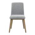  Steve Silver Furniture Vida Gray Polyester Side Chair IMAGE 1