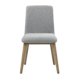  Steve Silver Furniture Vida Gray Polyester Side Chair IMAGE 1