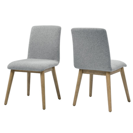  Steve Silver Furniture Vida Gray Polyester Side Chair IMAGE 2