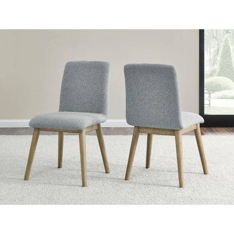  Steve Silver Furniture Vida Gray Polyester Side Chair IMAGE 6