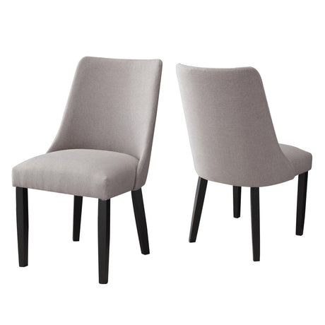  Steve Silver Furniture Xena Upholstered Gray SideChair IMAGE 2