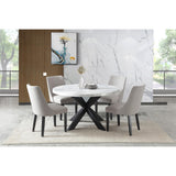  Steve Silver Furniture Xena Upholstered Gray SideChair IMAGE 8