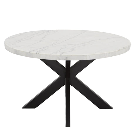  Steve Silver Furniture Xena White Marble Top Round IMAGE 3