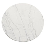  Steve Silver Furniture Xena White Marble Top Round IMAGE 5