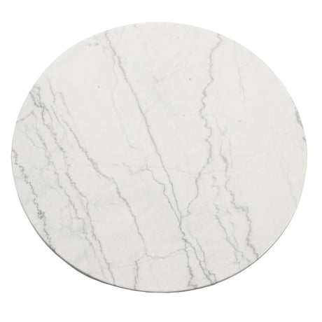 Steve Silver Furniture Xena White Marble Top Round IMAGE 5