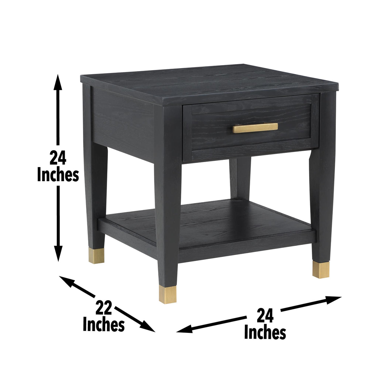  Steve Silver Furniture Yves End Table 24"x22"x24" IMAGE 7