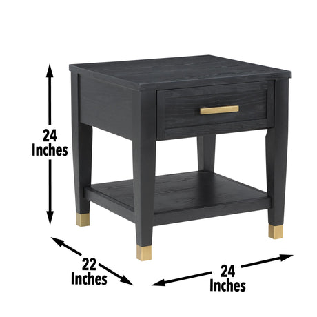  Steve Silver Furniture Yves End Table 24"x22"x24" IMAGE 7