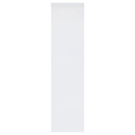  Coaster Furniture Jude 704254 3-shelf Engineered Wood Media Tower - High Gloss White IMAGE 5