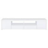  Coaster Furniture Jude 704262 2-door Engineered Wood 79" TV Stand - High Gloss White IMAGE 8