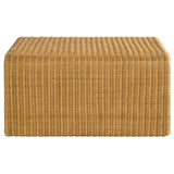  Coaster Furniture Juanita 709818 Square Woven Rattan Coffee Table - Natural IMAGE 4