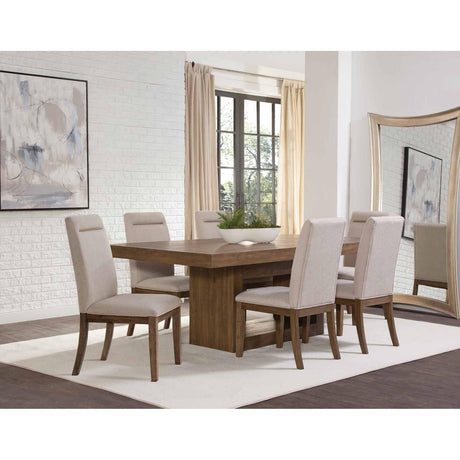  Steve Silver Furniture Garland GA500 70-88" Dining Table with 18" Leaf IMAGE 2