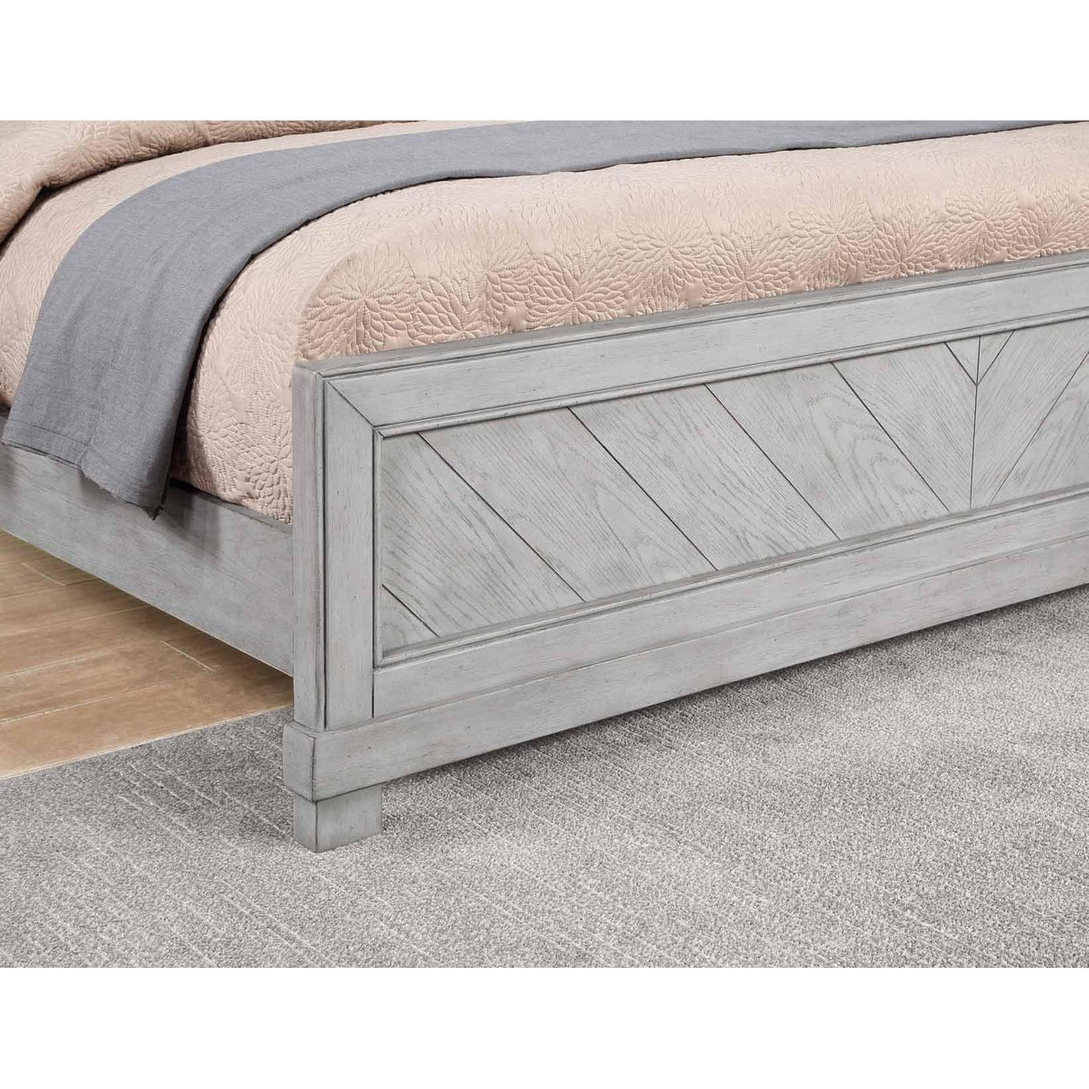  Steve Silver Furniture Montana MON900 Queen Bed - Matte Grey IMAGE 11