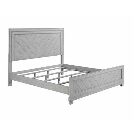  Steve Silver Furniture Montana MON900 Queen Bed - Matte Grey IMAGE 4